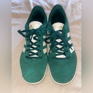 Adidas Kelly Green and White Casual Sneakers